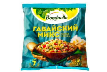 Бондюэль Гавайский микс овощи с рисом 400г Россия
